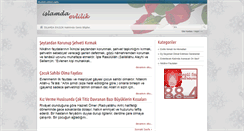 Desktop Screenshot of islamdaevlilik.com